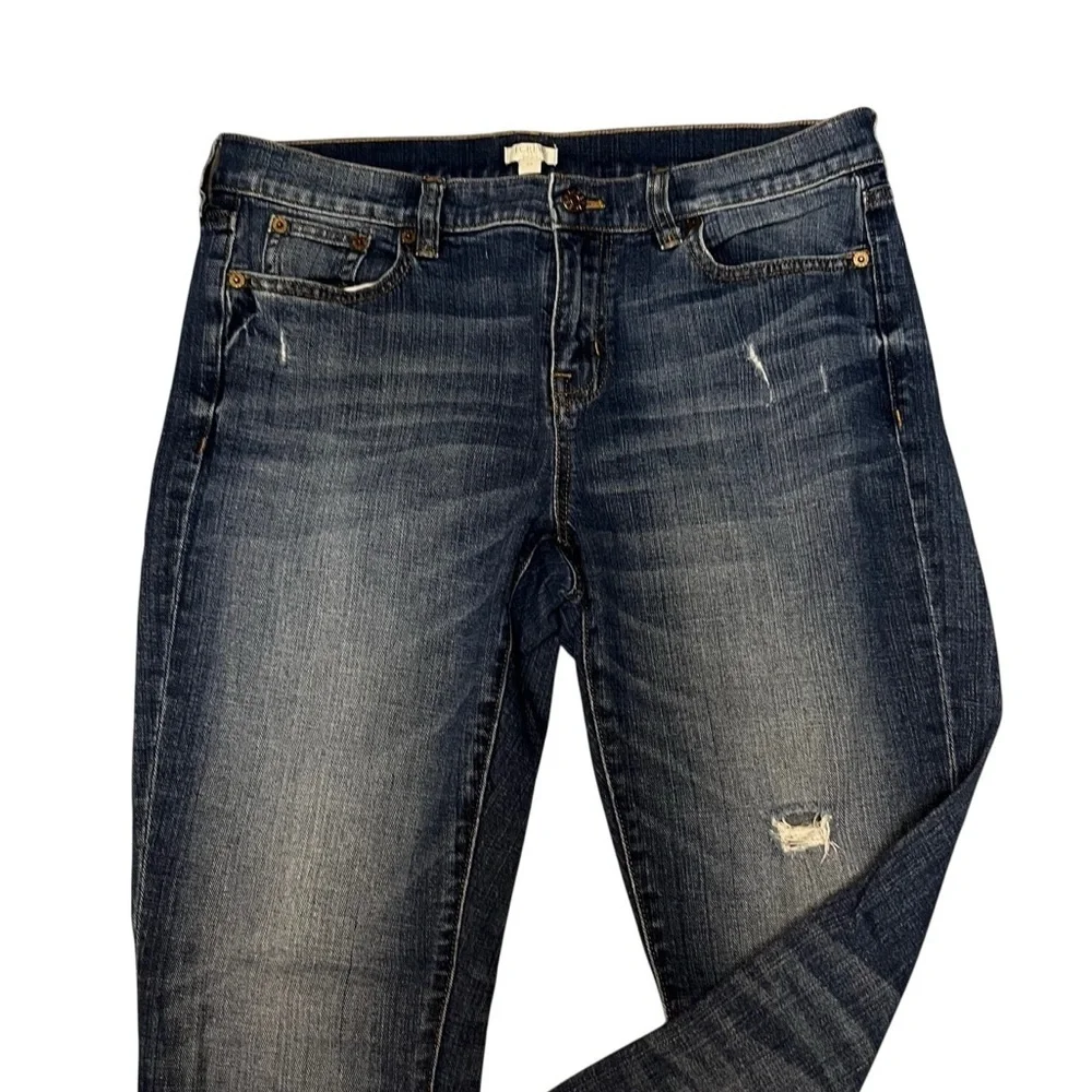 J. Crew Mid Rise Stretch Straight Leg Jeans Size 29